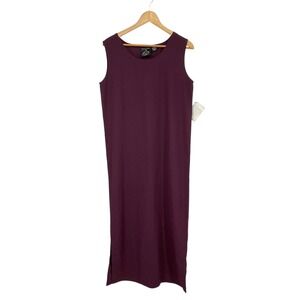 Shopping with Anthony Sleeveless Purple Maxi Dress Size Small Minimalist Classic